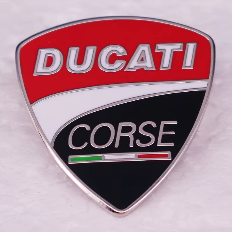 Ducati Korsika Brosche, Metall, Unisex - Bild 3