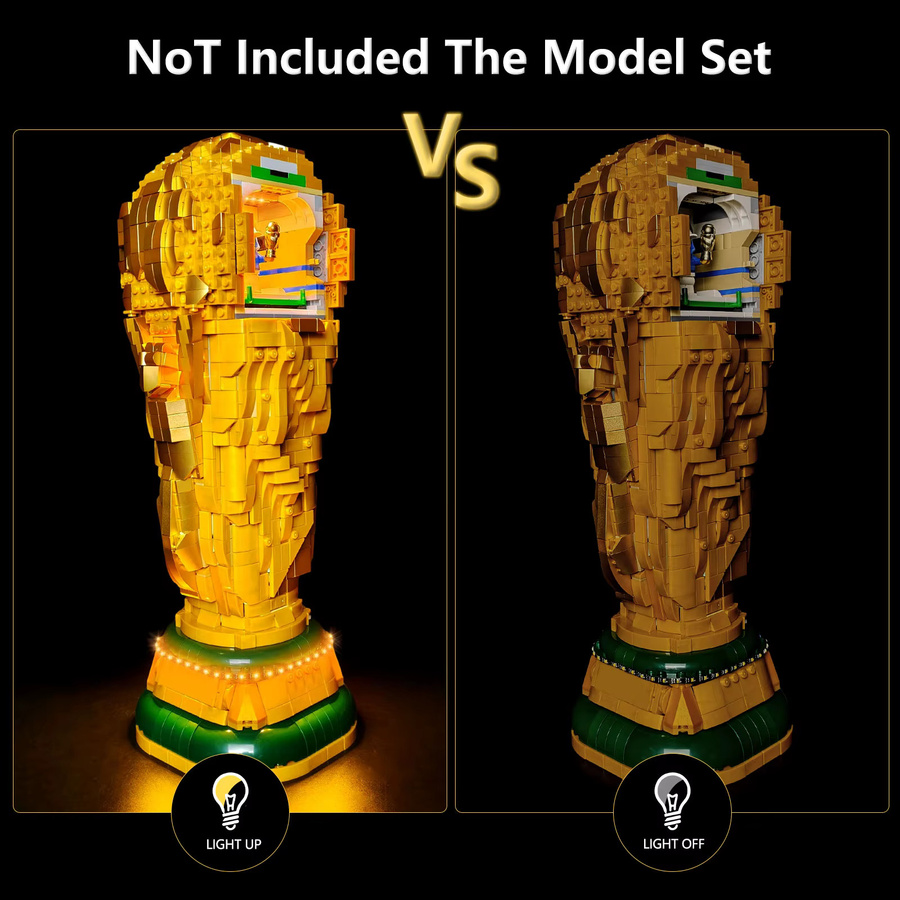 BRIXSPARK LED-Beleuchtungsset, USB-DIY-Lichtset für FIFA World Cup MOC-Bausteine - Bild 2