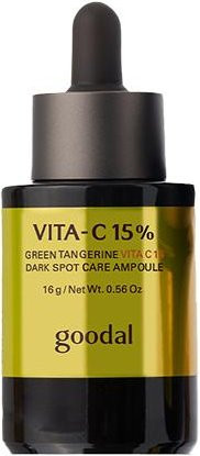 goodal Grüne Mandarine Vita C 15 Dark Spot Care Ampulle Serum, 16g - Bild 1
