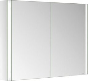 Keuco Spiegelschrank Somaris 2-türig mit LED-Beleuchtung, Sensor-Schalter und Steckdose, Wandmontage, B/H/T: 100 x 71 x 12,7 cm - Bild 1