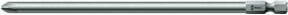 Wera Bit zähhart PH2x152mm 1/4" DIN 3126 E6,3 in Silber - Bild 1