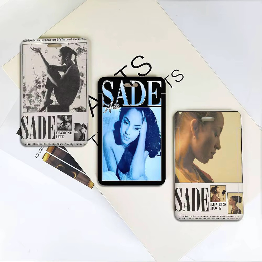 Singer Sade Arbeitsausweishülle mit Umhängeband aus Kunststoff, Multicolor - Bild 3