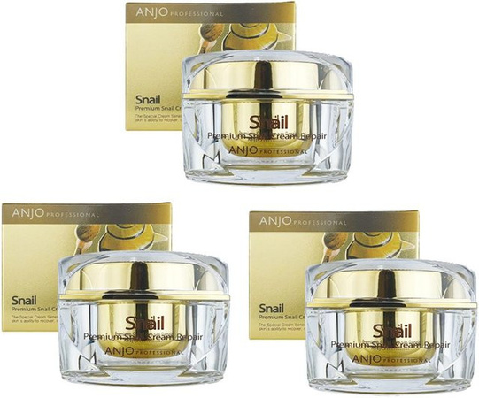 ANJO Snail Premium Reparaturcreme, 50 ml, mit Kollagen und Niacinamid