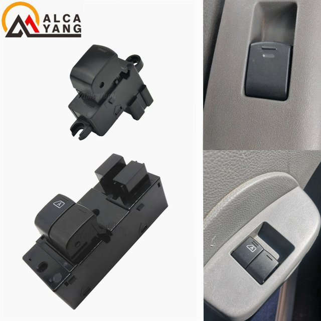 Malcayang Fensterheber Schalter in Schwarz für Nissan NV200 HR16DE 1.5L L4 2007-2012 25411-1VX0A 25401-JX30A - Bild 1