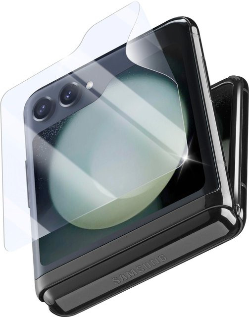 Transparentes Schutzfolien-Set für dein Samsung Z Flip 6 - Bild 1