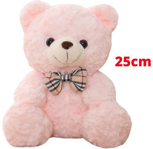 Kawaii Teddybär Plüsch Kissen, Stofftier, Rosa / Pink, ab 14 Jahre - Bild 1