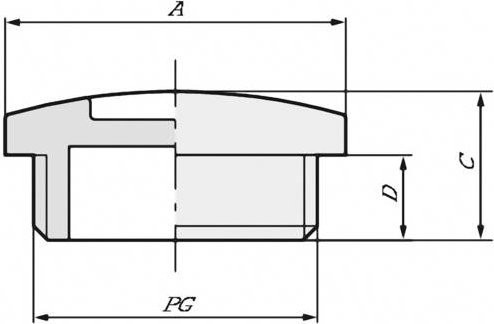 LAPP Verschlussschraube PG 11 Skindicht BL Messing Natur 100 Stück - Bild 1