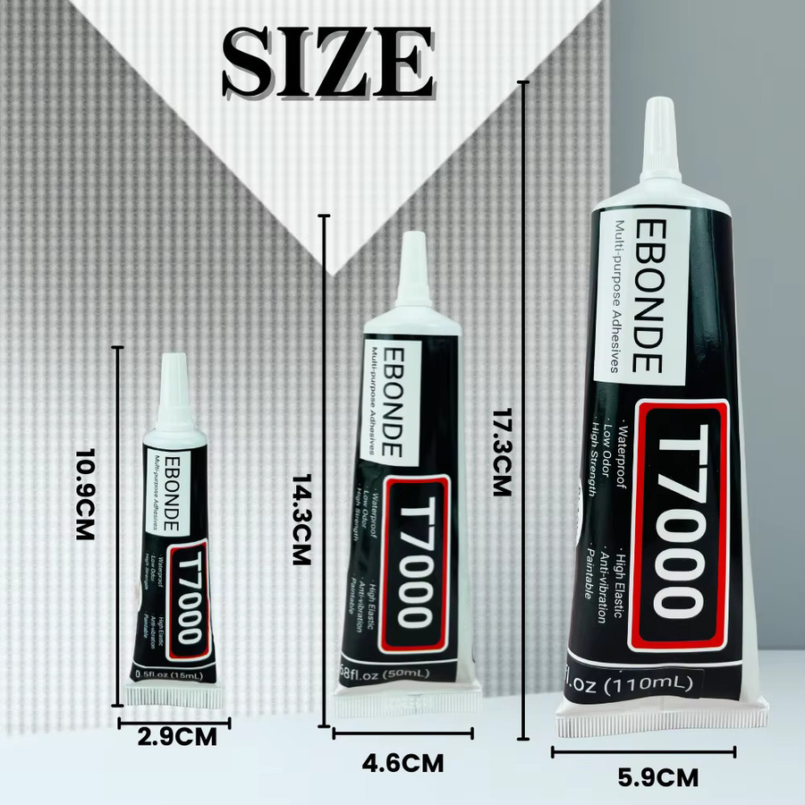 EBONDE Flüssigkleber B7000 und T7000 für Reparaturen und Handwerk, transparent, 15 ml, 50 ml oder 110 ml - Bild 2