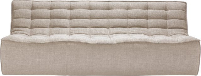 Ethnicraft N701 Modulsofa für 3 Personen mit Armlehnen in Beige - Bild 1