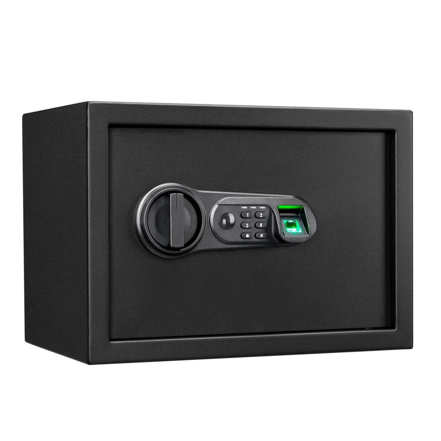 Karat homeliving Tresor Catoca mit elektronischem Code-Schloss und Fingerabdruck-Sensor in Anthrazit und Schwarz, B/T/H: 35 x 25 x 25 cm - Bild 2
