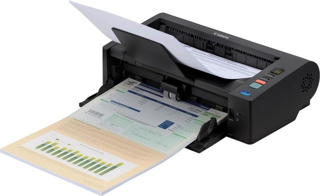 Canon imageFORMULA DR-M140II Dokumentenscanner in Schwarz mit automatischem Dokumenteneinzug und USB-Anschluss - Bild 1
