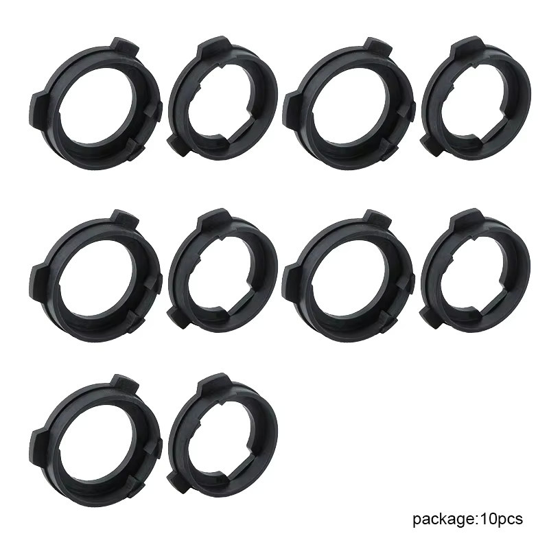 APMATAUTO 10er Set H7 LED Scheinwerfer Lampen Halter Adapter Basis in Schwarz für MG Maxus, VW Polo, Lavida, Lamando, Touran, Tiguan und Skoda Octavia - Bild 4