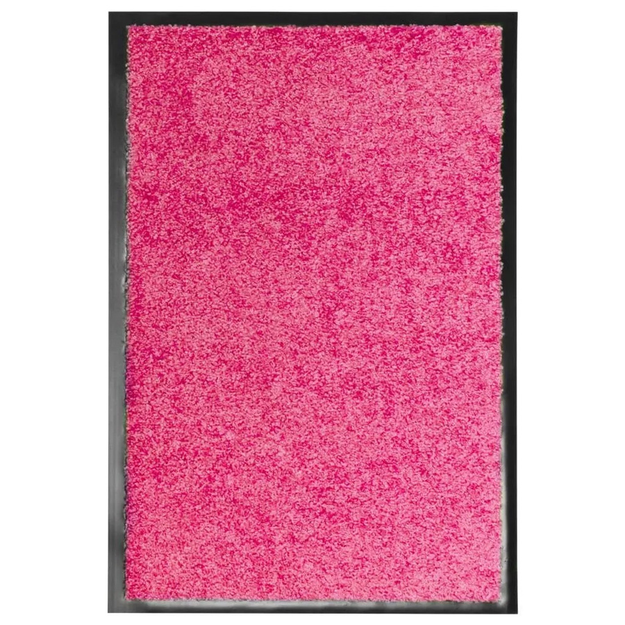 vidaXL Fußmatte Rosa, waschbar und rutschfest, B/B: 40 x 60 cm - Bild 2