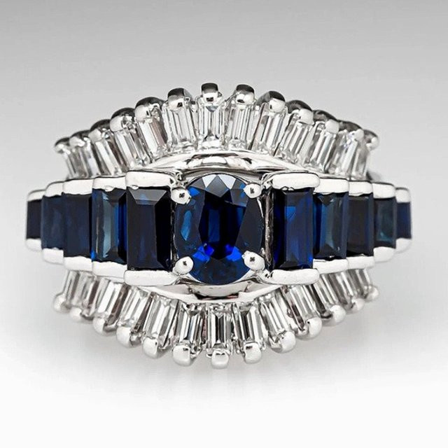 YoYo Ring Silber, Zirkonia, Damen - Bild 1