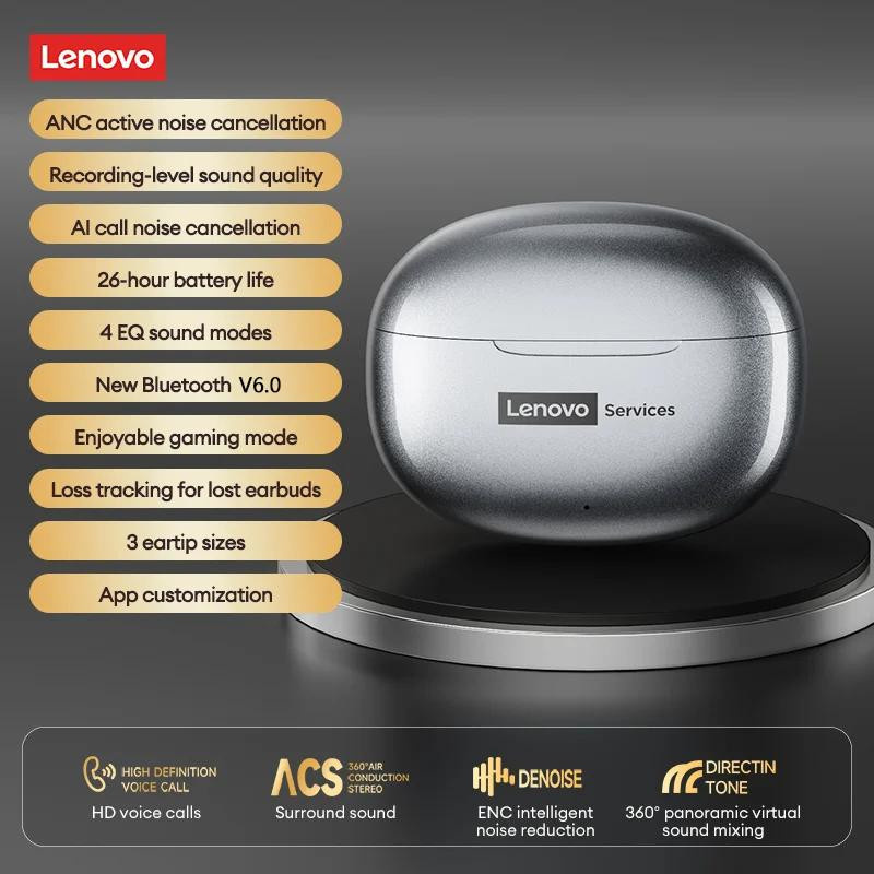 Lenovo LE202 Kabellose Bluetooth 6.0 In-Ear Kopfhörer mit AI-Geräuschunterdrückung und langer Akkulaufzeit in Weiß - Bild 11