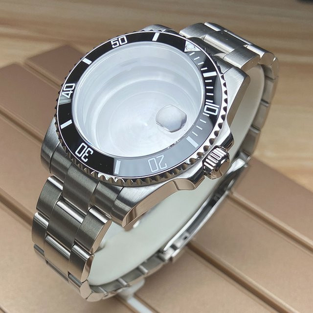 FEIYASHI Uhrengehäuse, 40 mm, Edelstahl, Silber - Bild 1
