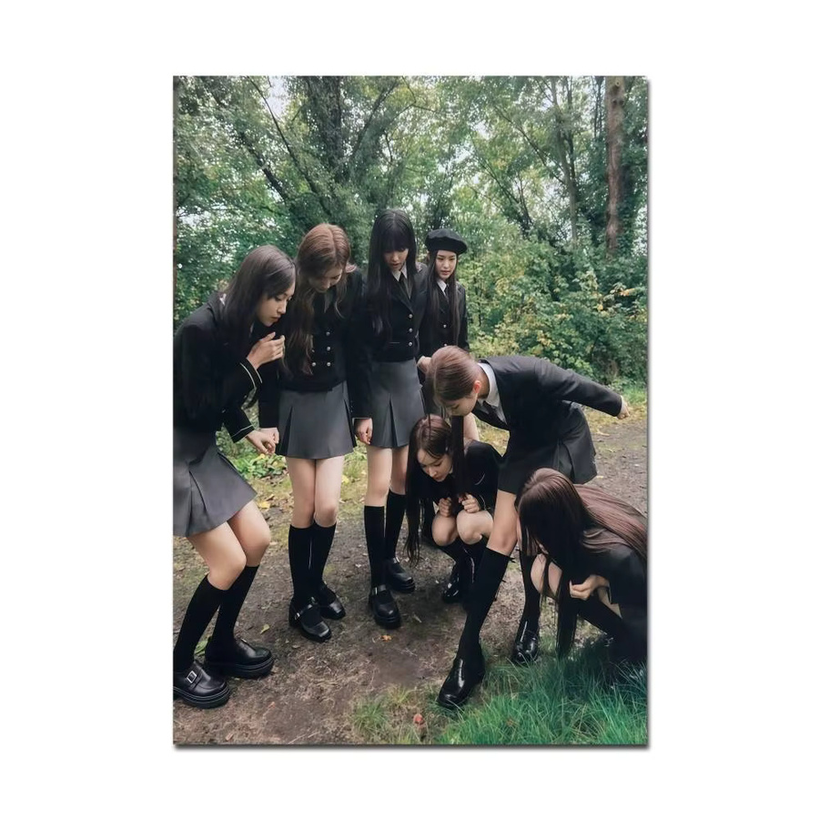 IZNA Girl Group DIY Sticky Poster im Vintage-Stil für deine Wanddekoration, Mehrfarbig, B/H: 15 x 15 cm - Bild 6