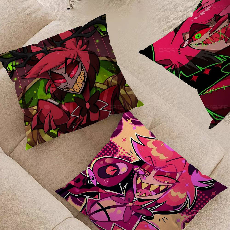 Dekorativer Kissenbezug mit Alastor Anime Motiv von BNYNGFN Home aus Polyester, Breite: 30,48 cm, Höhe: 30,48 cm - Bild 5