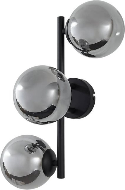 Lindby Wandleuchte Orbelia Modern 3-flammig in Schwarz aus Glas und Metall für Wohnzimmer und Esszimmer mit G9 Fassung - Bild 1