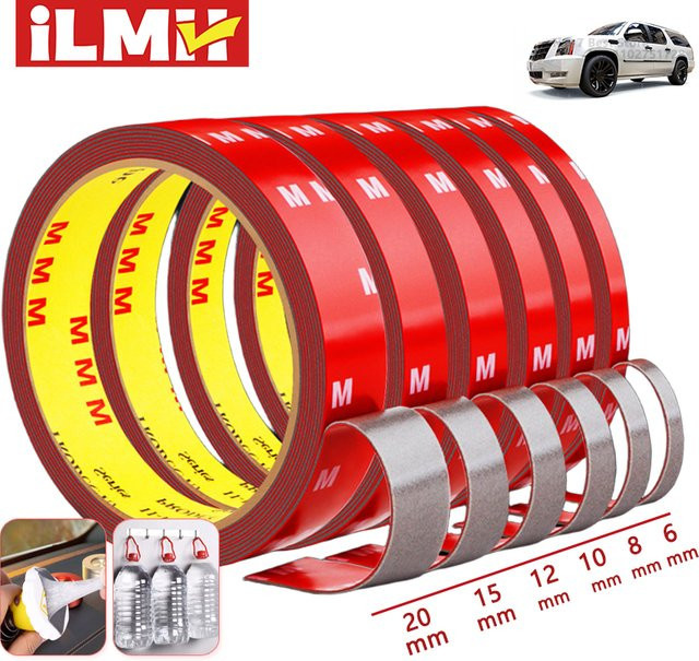 iLMH Extra starkes doppelseitiges Klebeband für Autos mit hoher Viskosität zum Fixieren und rückstandsfreien Ablösen - Bild 1
