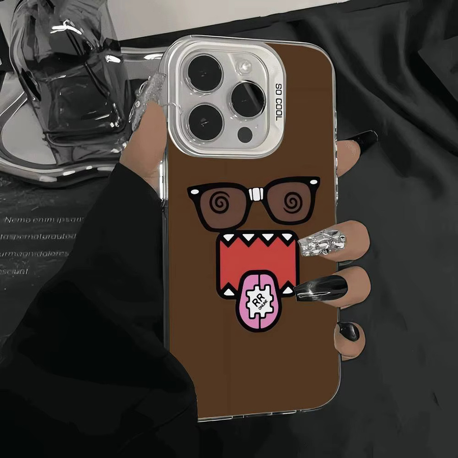 Stoßfeste Domo-Kun Handyhülle für Apple iPhone 11 bis iPhone 17 Pro Max in Schwarz mit mattem Design - Bild 4