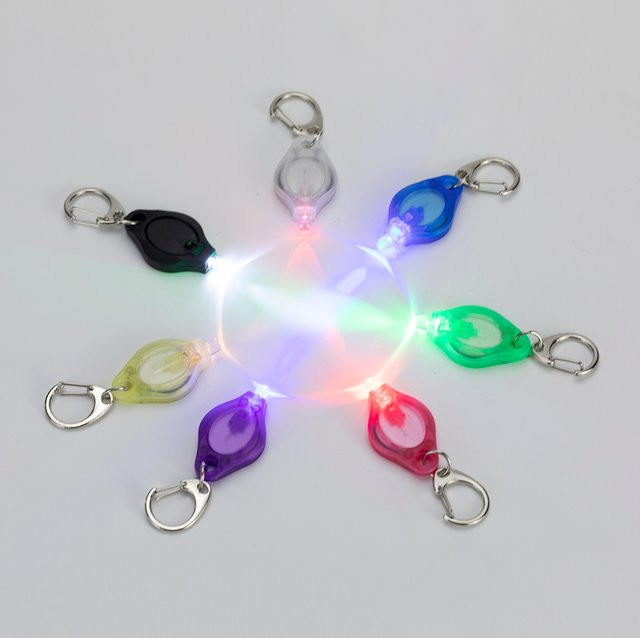 Alonefire Mini-LED-Schlüsselanhänger-Taschenlampe zur Notbeleuchtung in verschiedenen Farben - Bild 1