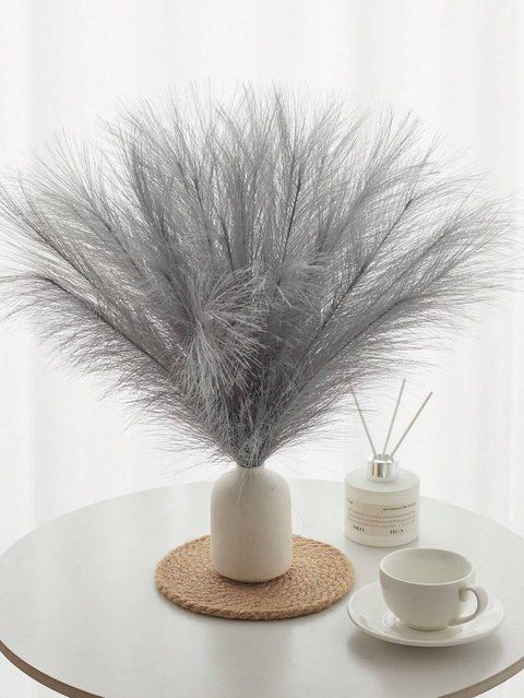 Uflower Künstliches Pampasgras Boho Dekor in Schwarz, 42 cm Höhe - Bild 1
