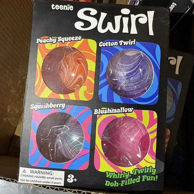 Binchi Fitness Wirbel Teenie Stressbälle, 4-teiliges Set - Bild 1