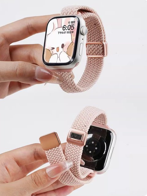 LCAPLE Uhrenarmband, magnetisch geflochten, Textil, Damen - Bild 1