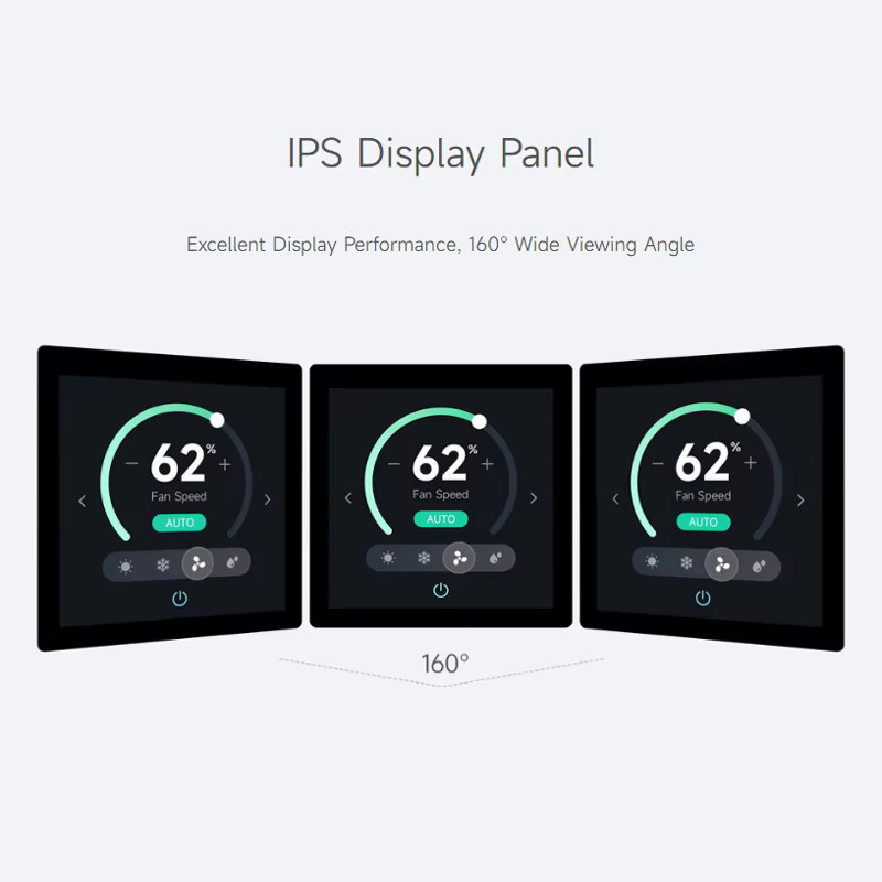 SHCHV ESP32-S3 Entwicklungsplatine mit 4-Zoll-LCD-Display, 32-Bit LX7 Dual-Core-Prozessor, 480 x 480 Pixel Auflösung, WLAN und Bluetooth sowie 5-Punkt-Touchscreen - Bild 4