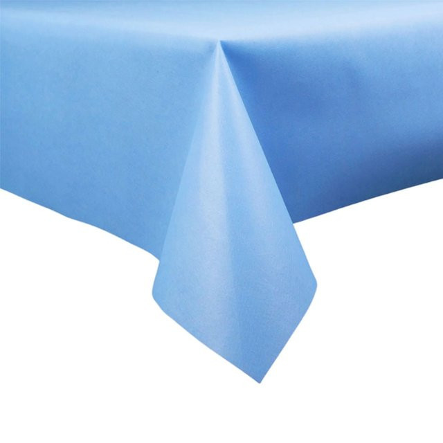 Sensalux Vlies-Tischdecke Hellblau, wasserabweisend und waschbar, B: 118 cm, L: 250 cm - Bild 1