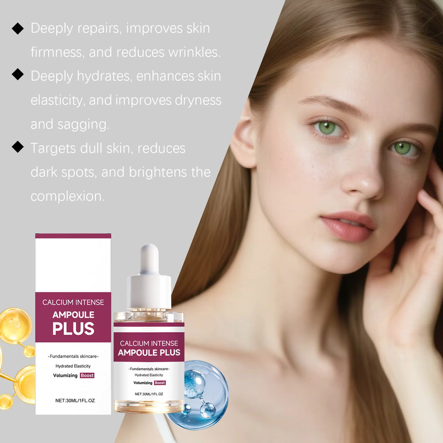 eelhoe Calcium Intense Ampoule Plus Collagen Essence Serum, Kollagen, Trockene Haut, Unisex - Bild 2