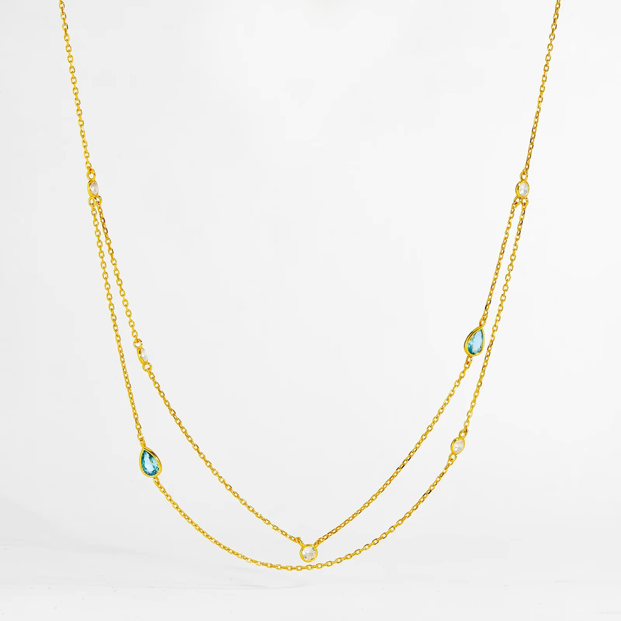 ANDYWEN Halskette, 925 Silber, Zirkonia, Damen - Bild 2