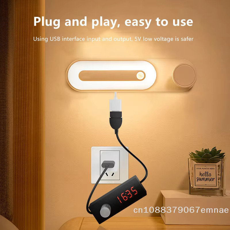 JETTING Tragbarer digitaler Countdown-Timer mit 24-Stunden-Automatikabschaltung und USB-Schalterkabel in Schwarz - Bild 4
