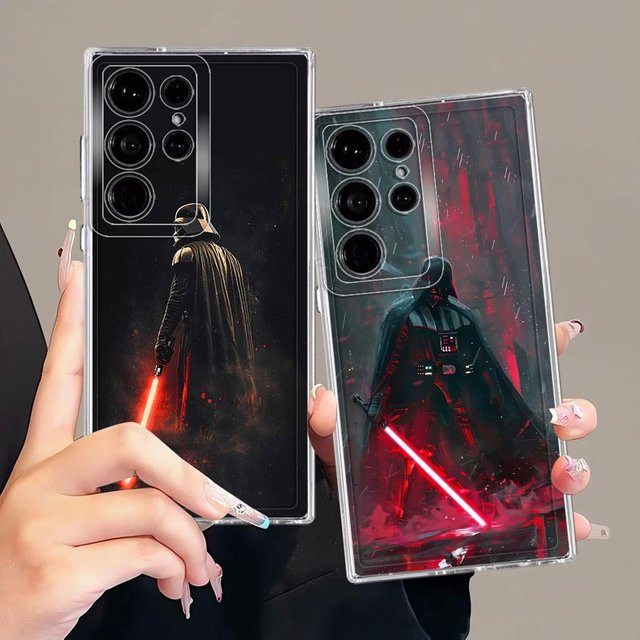 S-Stars Wars Handyhülle für Samsung Galaxy S26 S25 S24 S23 S22 FE S21 S20 Plus Note 20 Ultra 10 in Schwarz und Multicolour - Bild 1