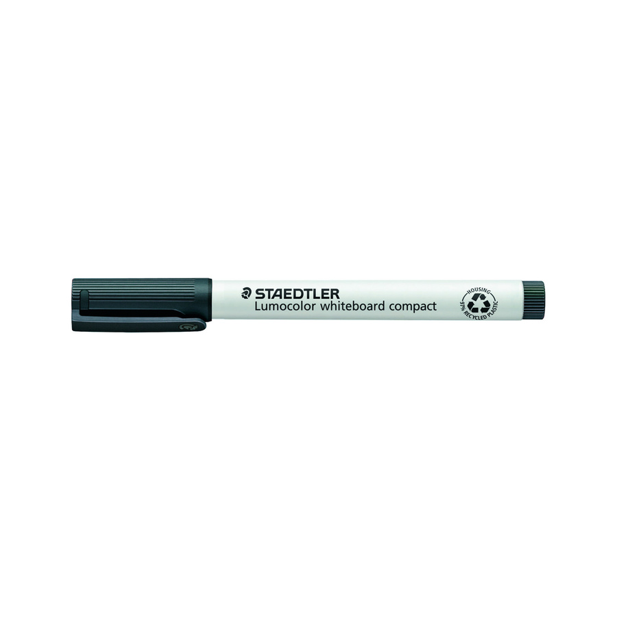 STAEDTLER Lumocolor compact 341 Whiteboardmarker mit Bullet-Spitze in Schwarz - Bild 2