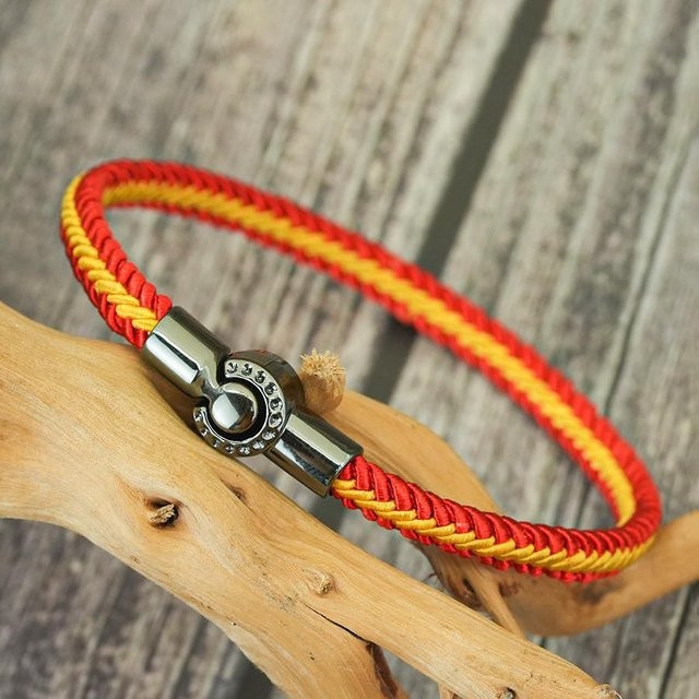 Noter Deutschland Flagge Armband, Zinklegierung, Bunt, Unisex, 18,5 cm - Bild 1
