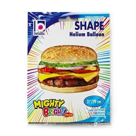 Grabo Folienballon Cheeseburger, Multicolor, Höhe: 79 cm - Bild 2