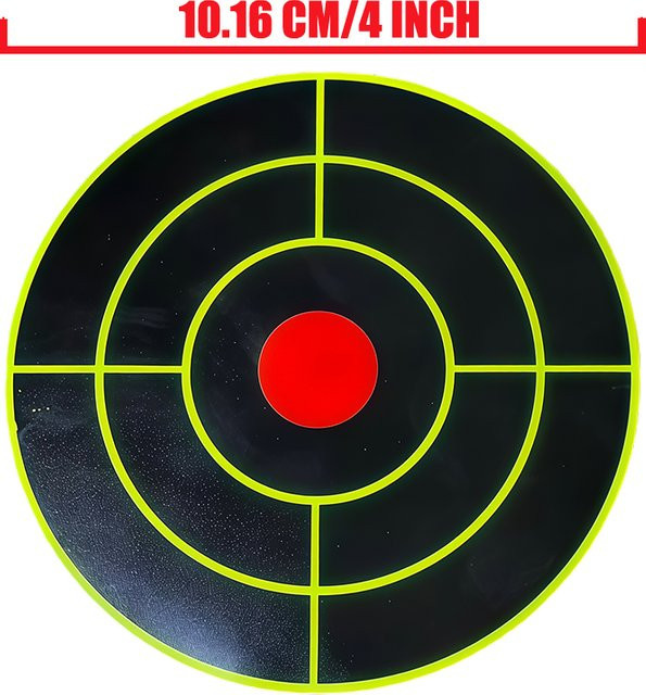 Splatterburst Schießziel-Aufkleber, reaktive Farbwechsel, 200 Stück/Rolle - Bild 1