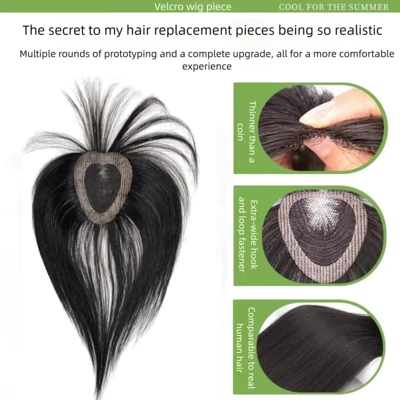 Anemone Echthaar-Toupet für Damen, nahtlos mit natürlicher Haarlinie - Bild 4