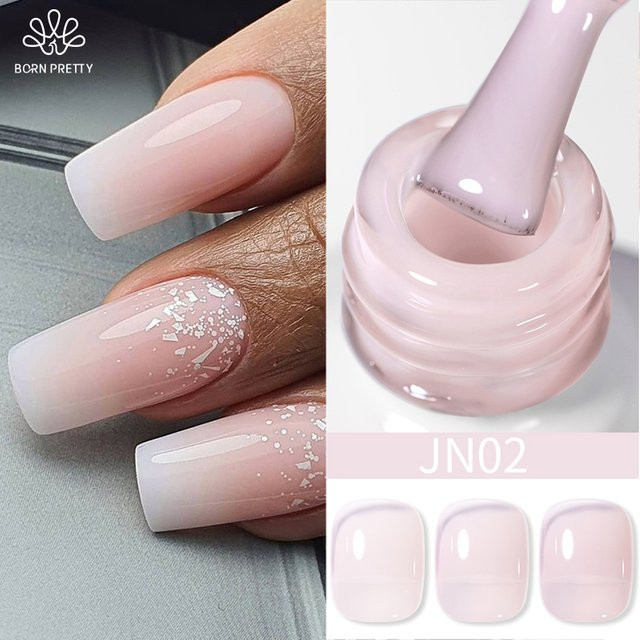 BORN PRETTY Gel-Nagellack, Nude Pink, 10 ml - Bild 1