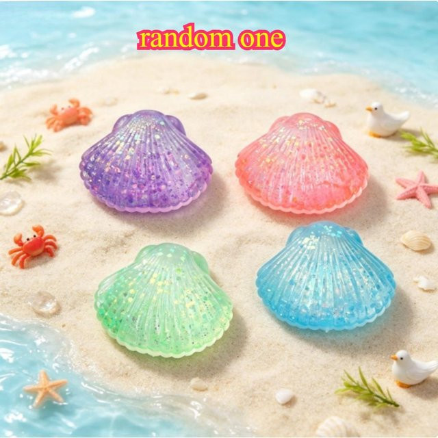 Maltose Textur Schale Squishy Stressball, Ozean Thema, Entspannungsspielzeug - Bild 1