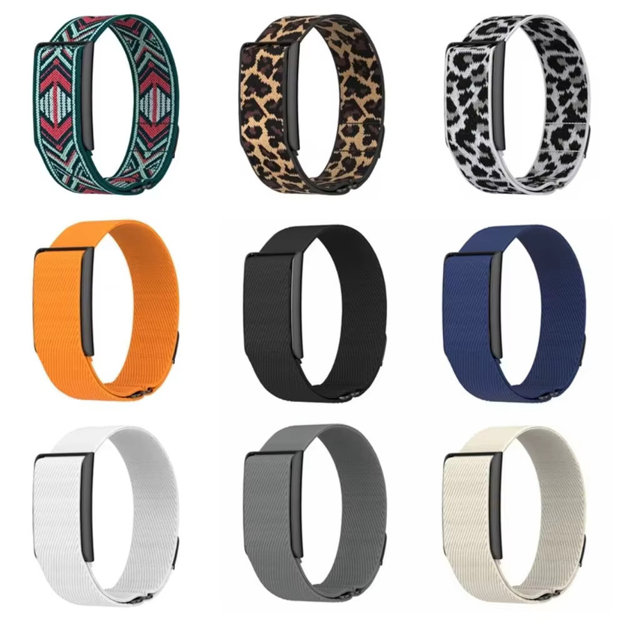 Nylon-Schlaufenarmband für Amazfit Helio, Schwarz, Unisex - Bild 3