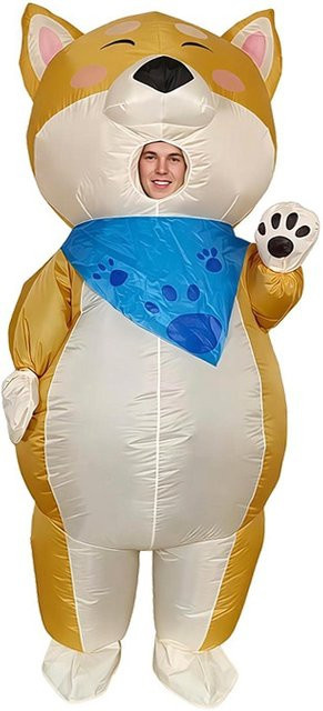 Hangchen Family Aufblasbares Shiba-Inu-Kostüm, Unisex, Tiere - Bild 1