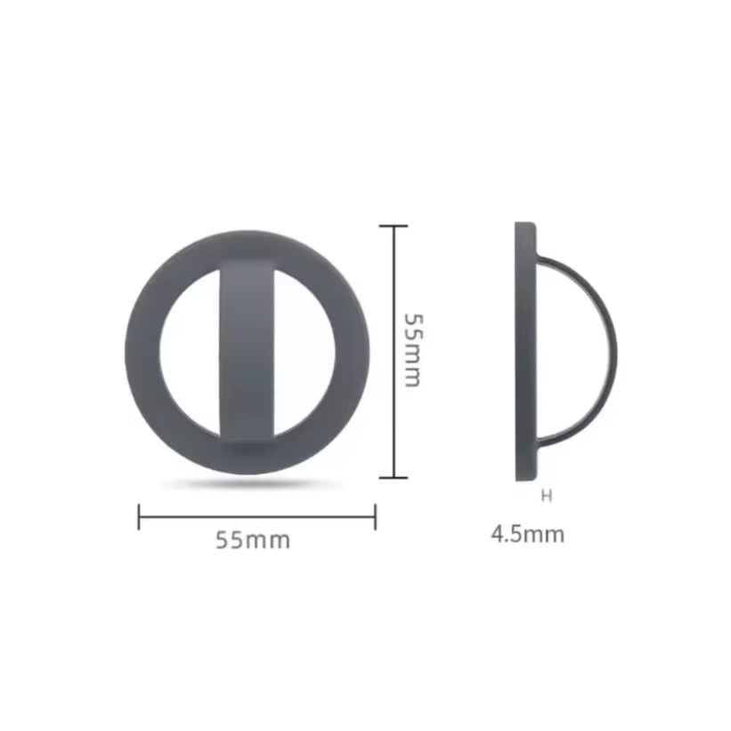 Muzisn Magnetischer Handy-Ringhalter aus Flüssigsilikon, Magsafe-kompatibler Fingergriff-Ständer mit Metallplatte für iPhone 17 16 15 14 13 12, Farbe: Grün - Bild 3