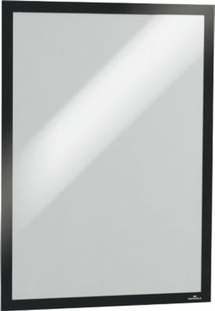DURAFRAME Magnetrahmen für 2 Poster in A2, selbstklebend, aufklappbare Front, schwarz, B: 46,5 cm, T: 2,8 cm, H: 63,9 cm