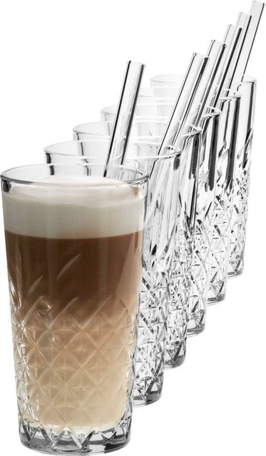 VEGA Latte Macchiato Gläser-Set 12-teilig, transparent, Durchmesser: 7,9 cm, Höhe: 14,7 cm, 360 ml - Bild 1