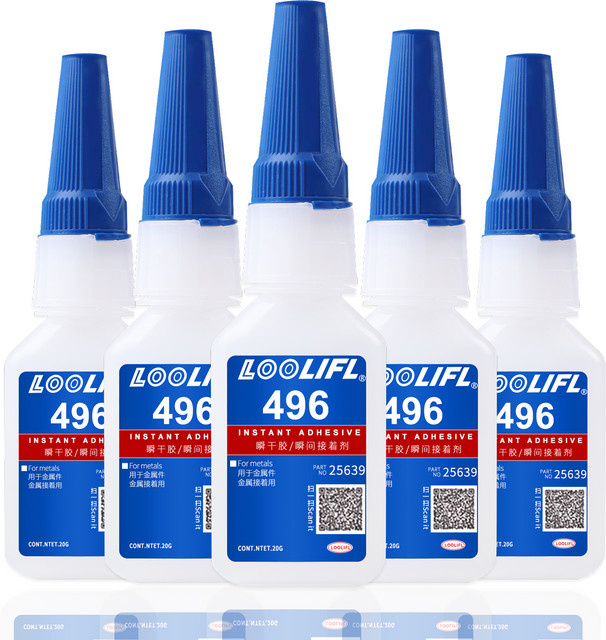 Loolifl Universeller Superkleber, 25 Stück à 20 ml, schnell trocknender Klebstoff für Glas, Metall, Keramik und Harz - Bild 1
