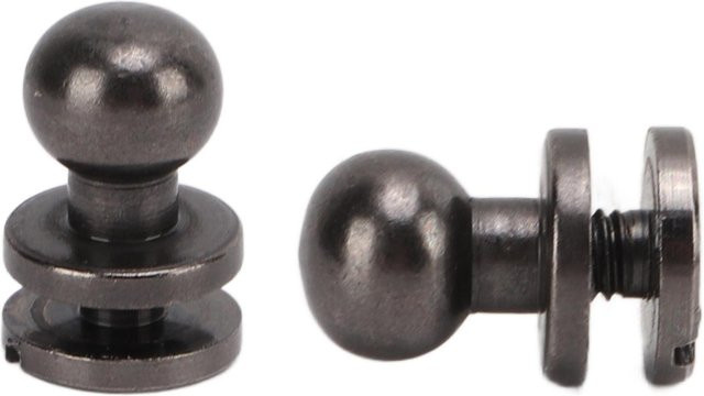 GoolRC Messingnieten Rundkopfschrauben in Grau, 20 Stück, Durchmesser: 8 mm, Höhe: 7 mm - Bild 1