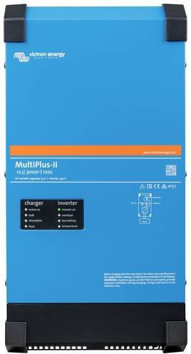 Victron Energy MultiPlus-II Wechselrichter 12/3000/120-32 230V mit integriertem Laderegler in Blau - Bild 1